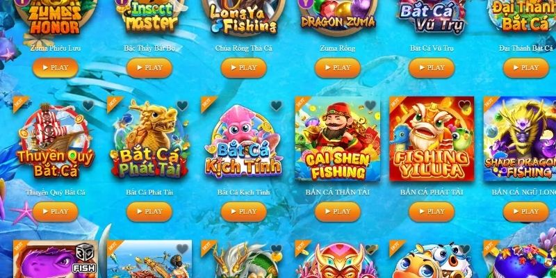 Các Loại Cá Trong Bắn Cá Vàng